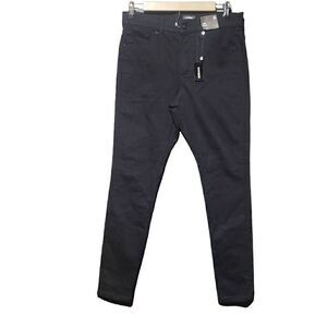 Express Skinny Mid Rise Supersoft Black Jeans Size 8R